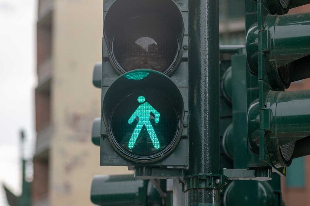 crosswalk light